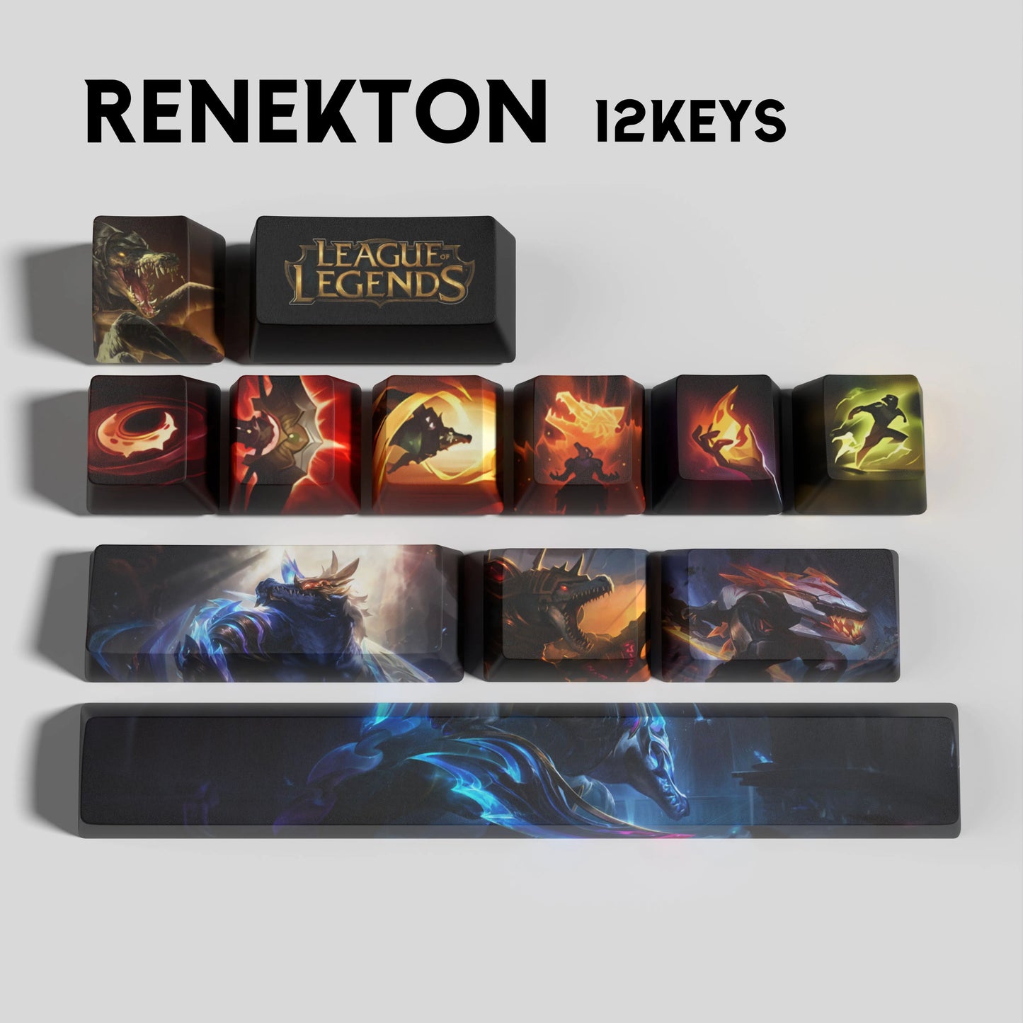 SPECIAL EDITION League of Legends Renekton Keycaps