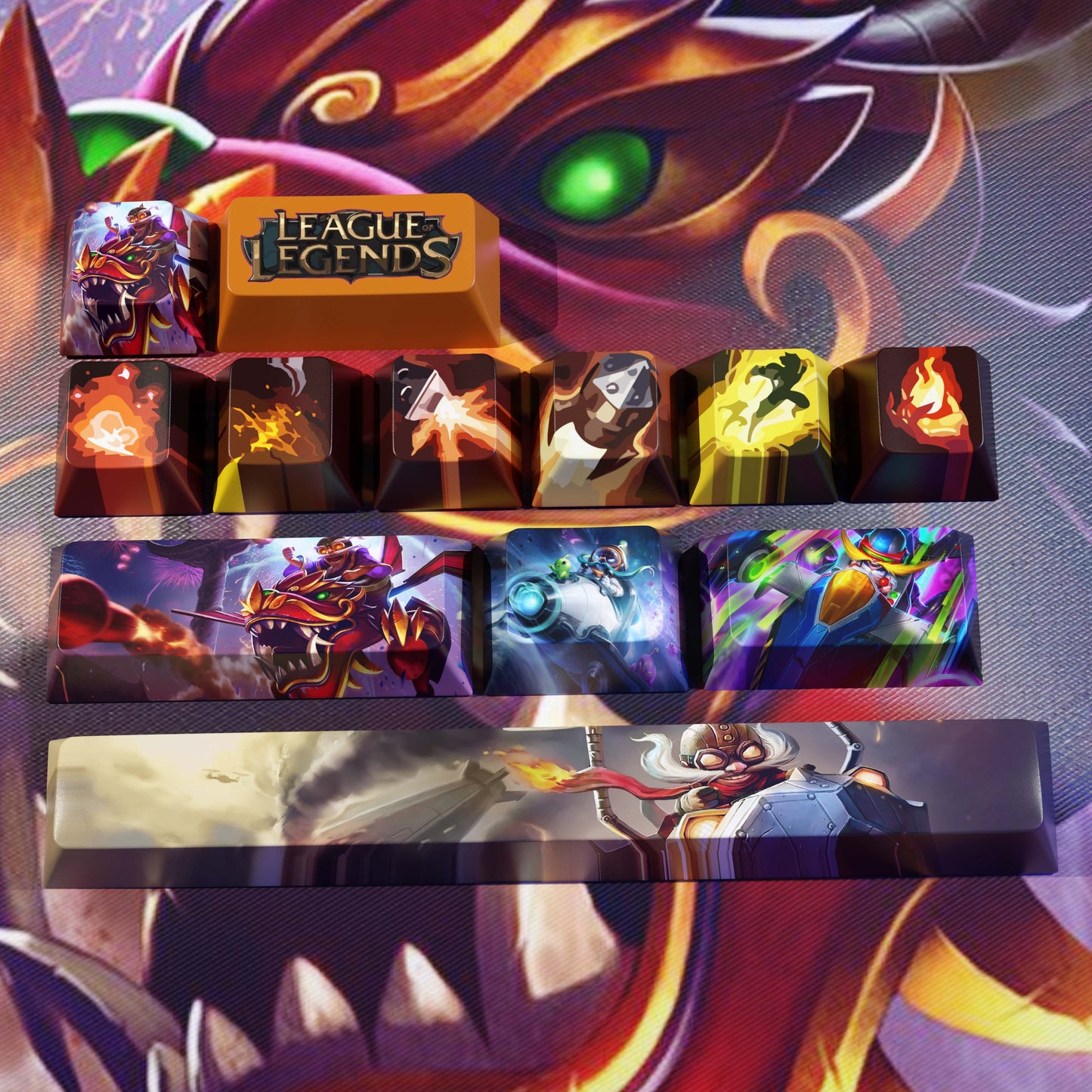 SPECIAL EDITION League of Legends Corki Keycaps