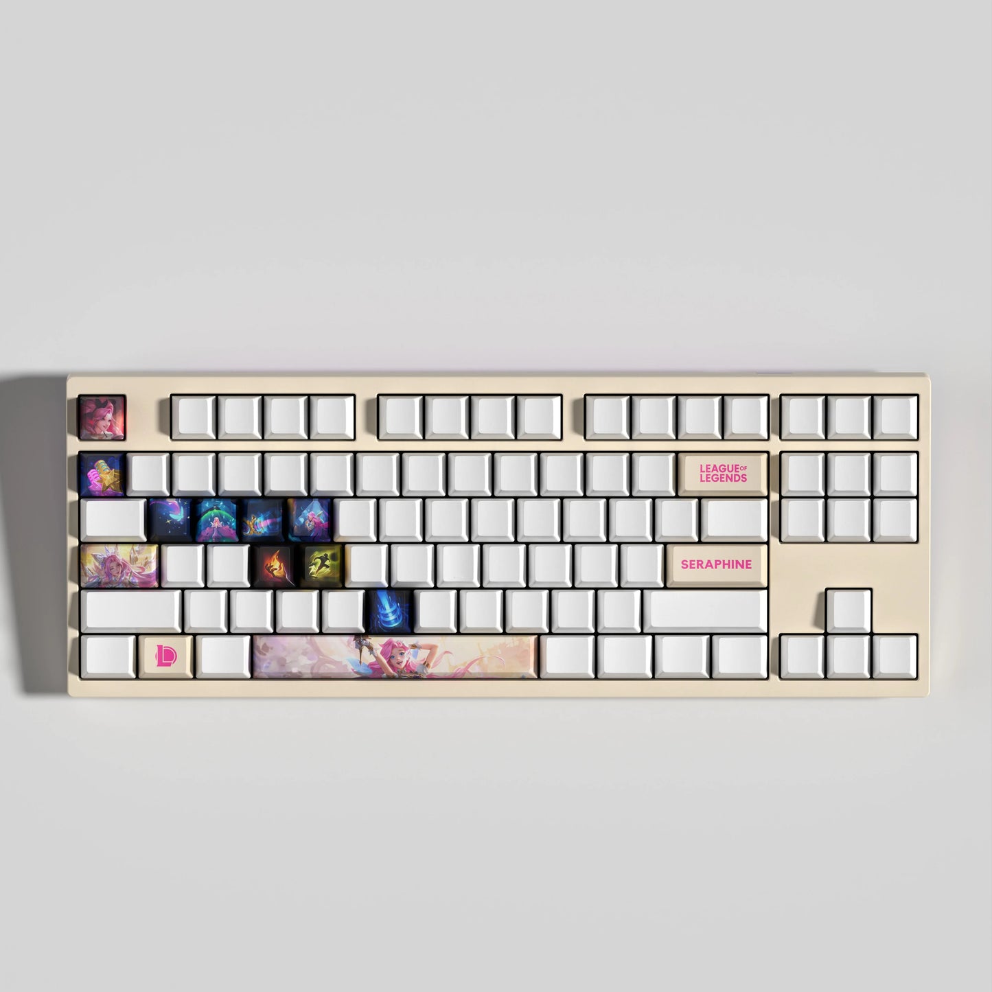 NEW SPECIAL EDITION League of Legends Seraphine Keycaps – 14 Key