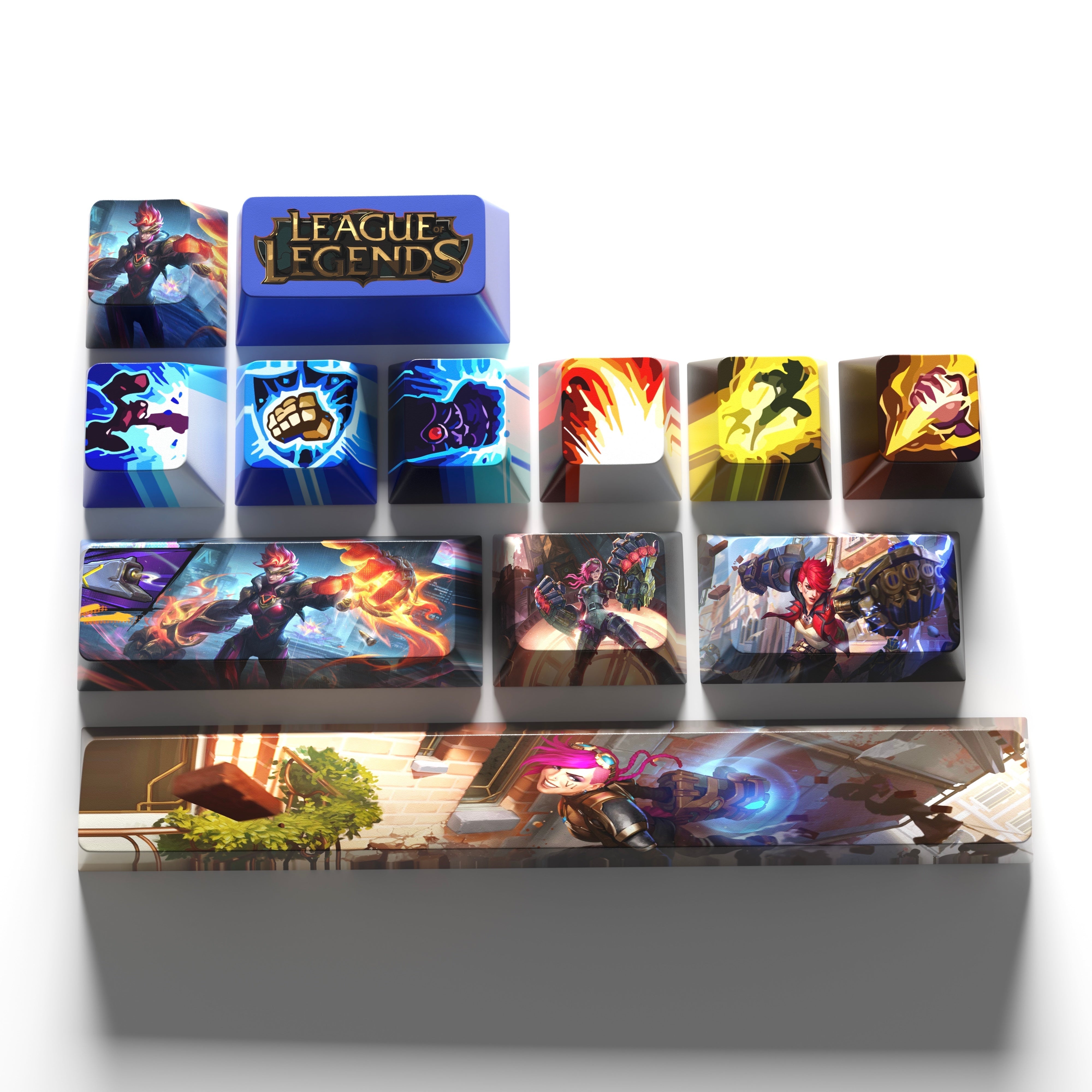 Lol Keys SPECIAL EDITION League of Legends Vi Keycaps – Hextech Keys