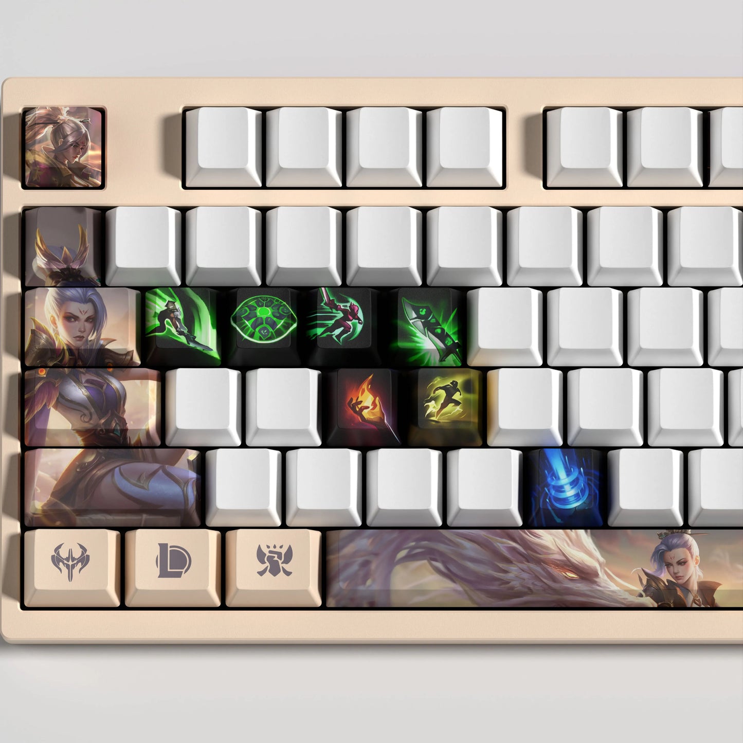 SPECIAL EDITION League of Legends Riven Keycaps – 30 Key