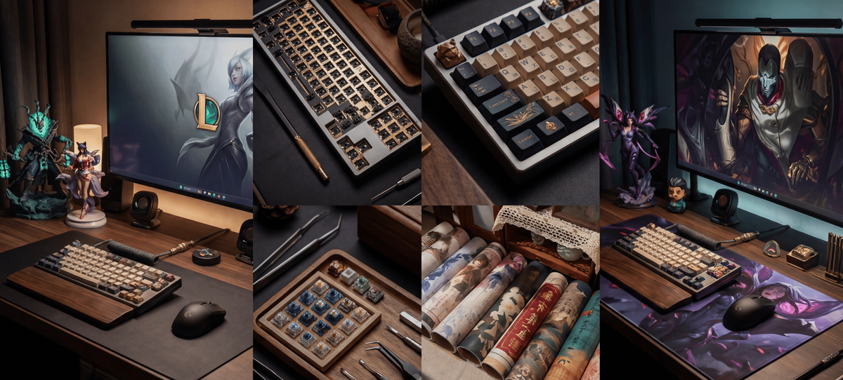 Hextech Keys | League-Inspired Custom Keycaps for Gamers