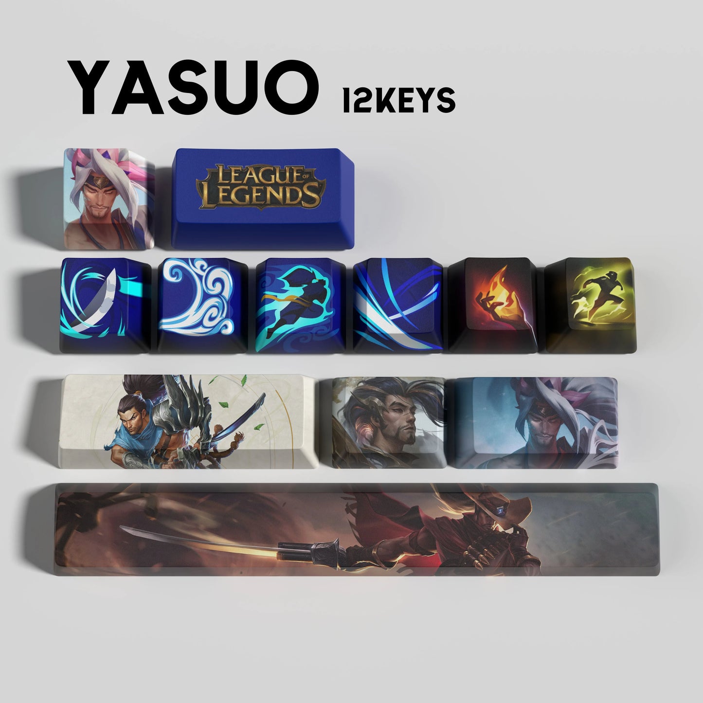SPECIAL EDITION League of Legends Yasuo Keycaps