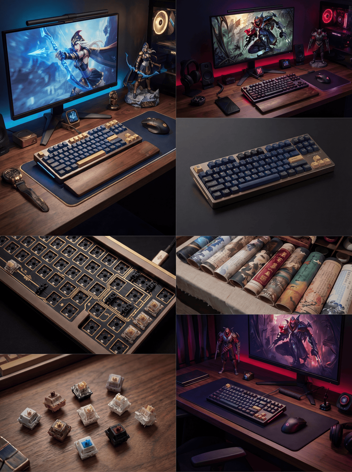 Hextech Keys | League-Inspired Custom Keycaps for Gamers