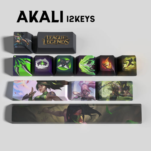 SPECIAL EDITION League of Legends Akali Keycaps
