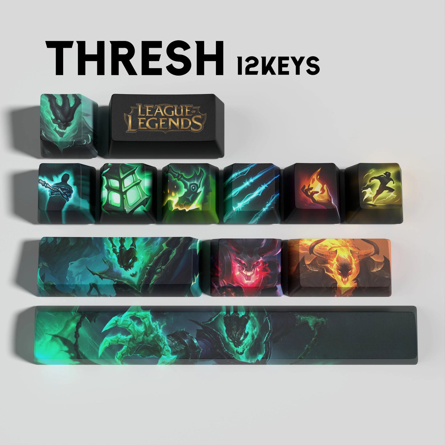 SPECIAL EDITION League of Legends Thresh Keycaps