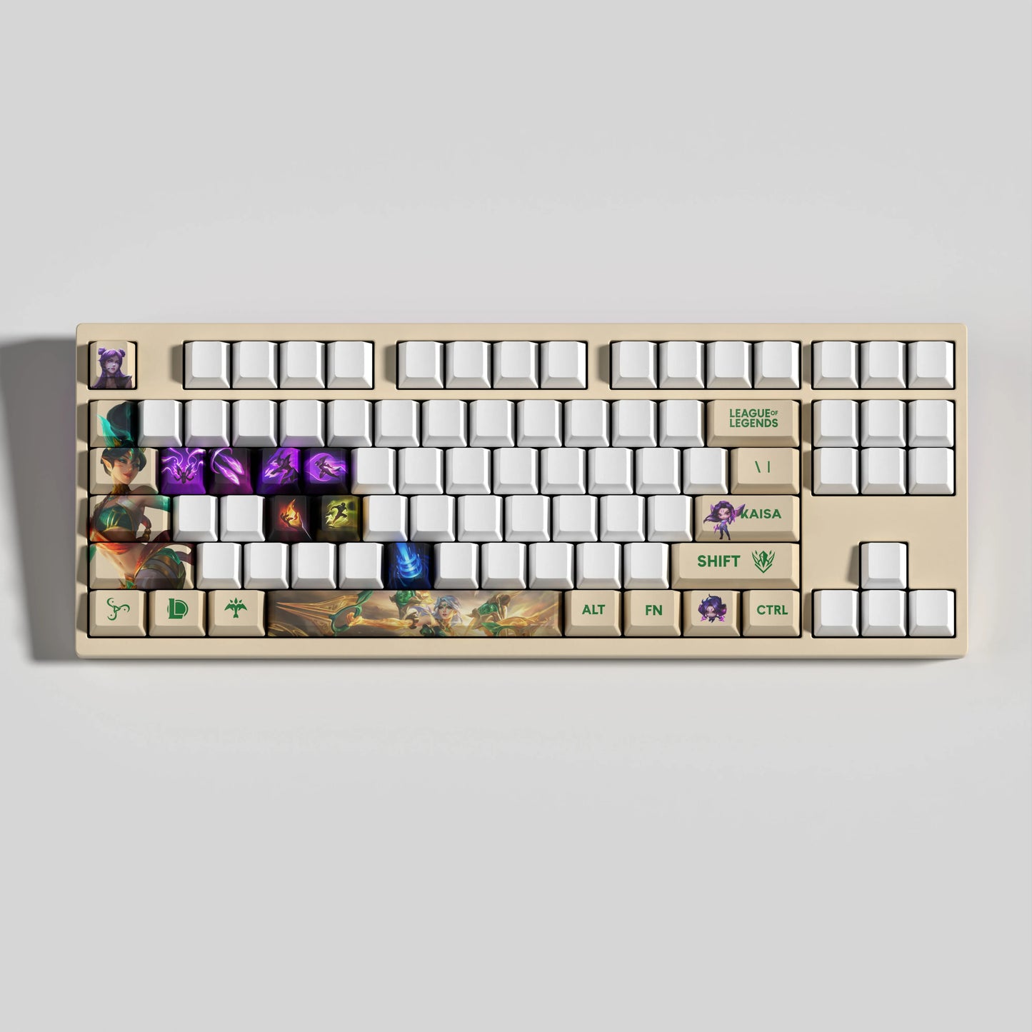 SPECIAL EDITION League of Legends Kai’Sa Keycaps – 30 Custom Keys