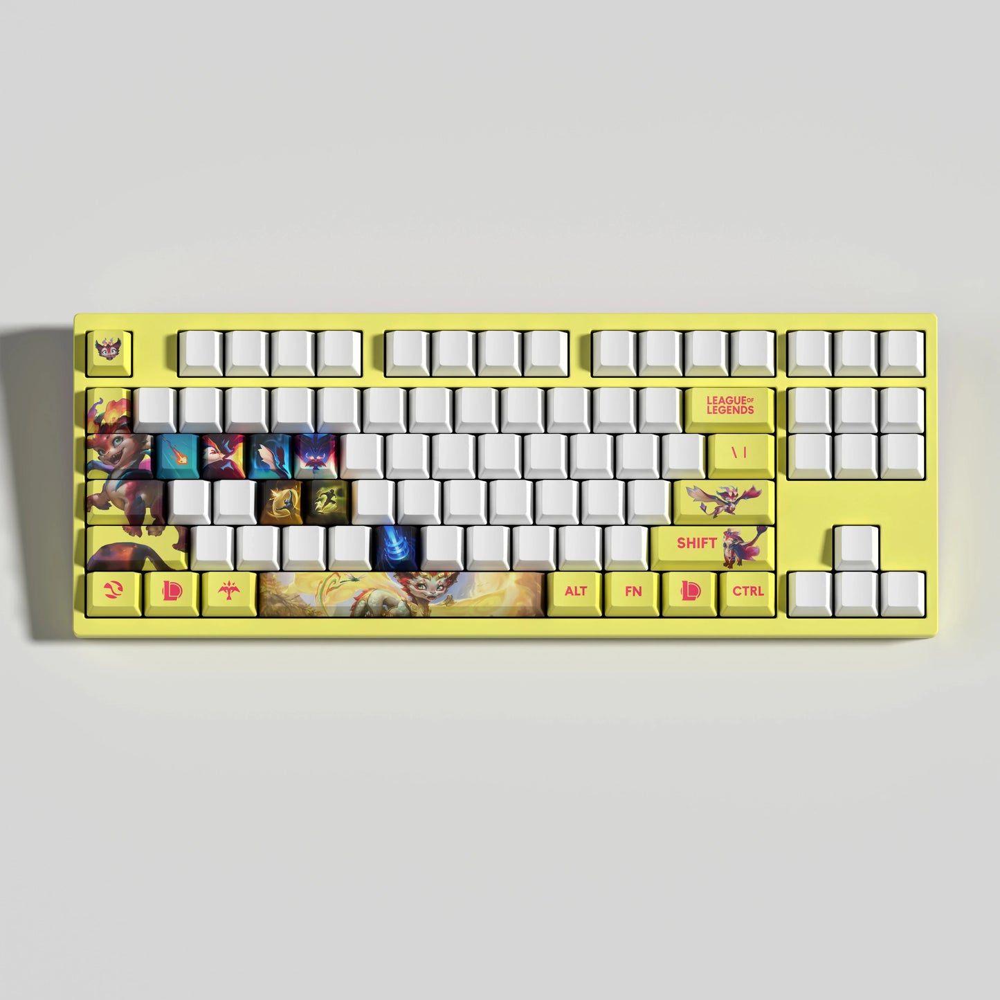 SPECIAL EDITION League of Legends Smolder Keycaps – 30 Custom Keys