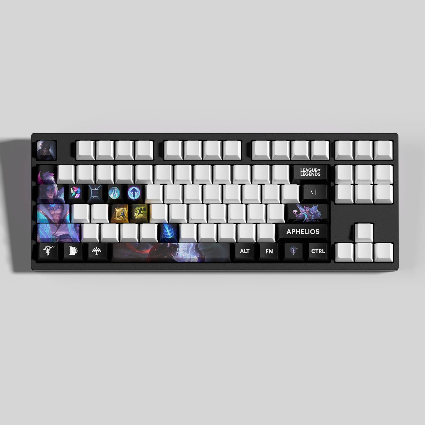 SPECIAL EDITION League of Legends Aphelios Keycaps – 30 Custom Keys