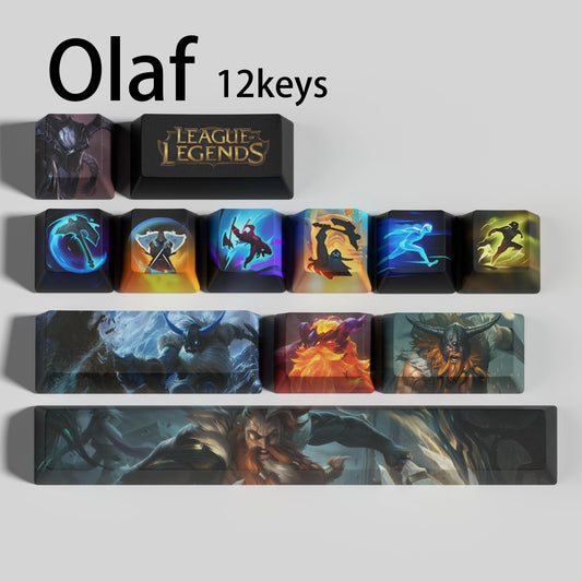 SPECIAL EDITION League of Legends Olaf Keycaps