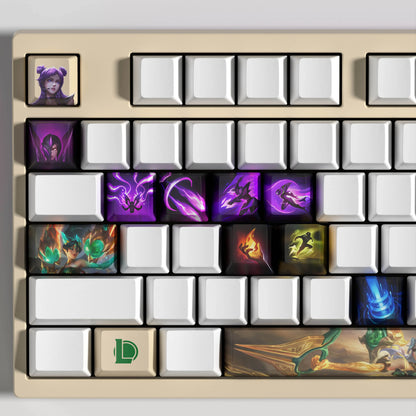 SPECIAL EDITION League of Legends Kai’Sa Keycaps – 14 Custom Keys