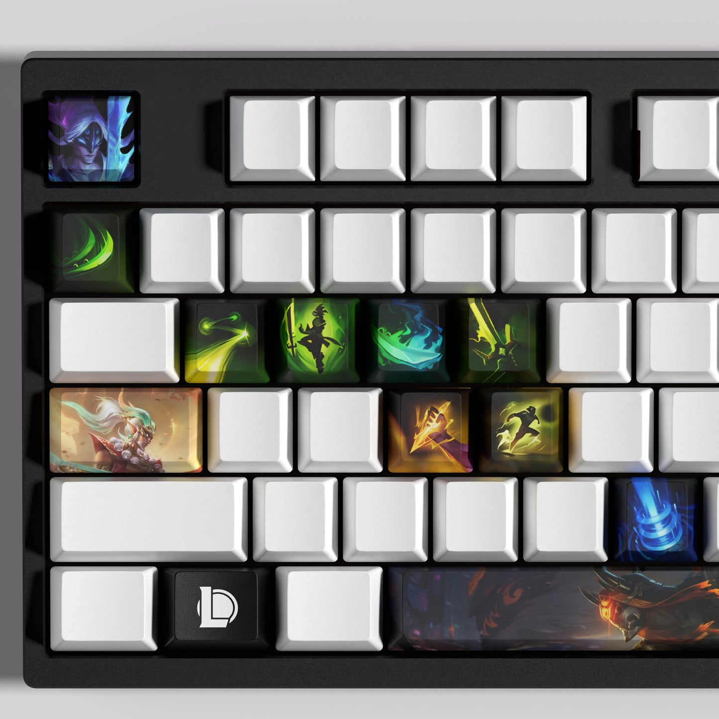 SPECIAL EDITION League of Legends Master Yi Keycaps – 14 Custom Keys