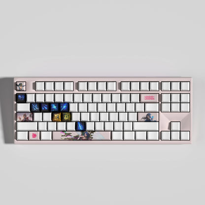 SPECIAL EDITION League of Legends Ashe Keycaps – 14 Custom Keys