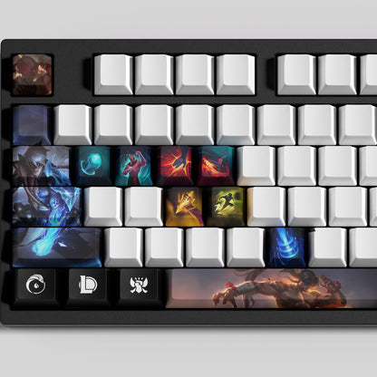 SPECIAL EDITION League of Legends Lee Sin Keycaps – 30 Custom Keys