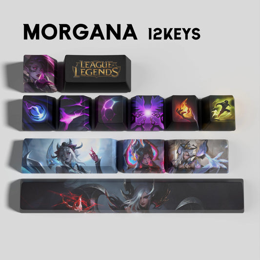 SPECIAL EDITION League of Legends Morgana Keycaps