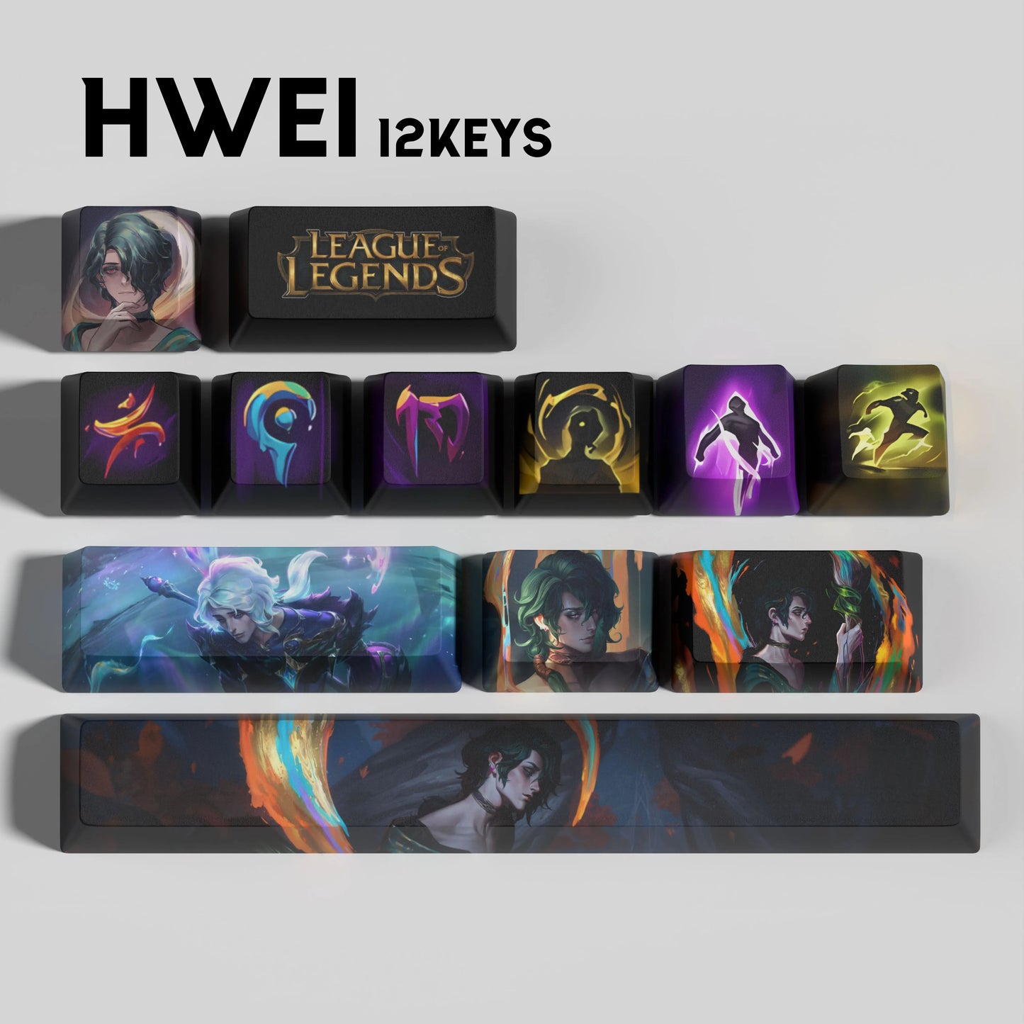SPECIAL EDITION League of Legends Hwei Keycaps
