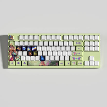 SPECIAL EDITION League of Legends Lux Keycaps – 30 Key