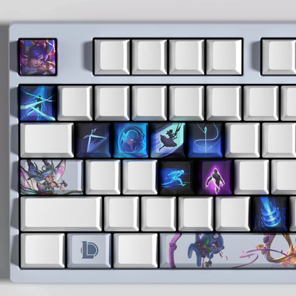 NEW SPECIAL EDITION League of Legends Gwen Keycaps – 14 Key