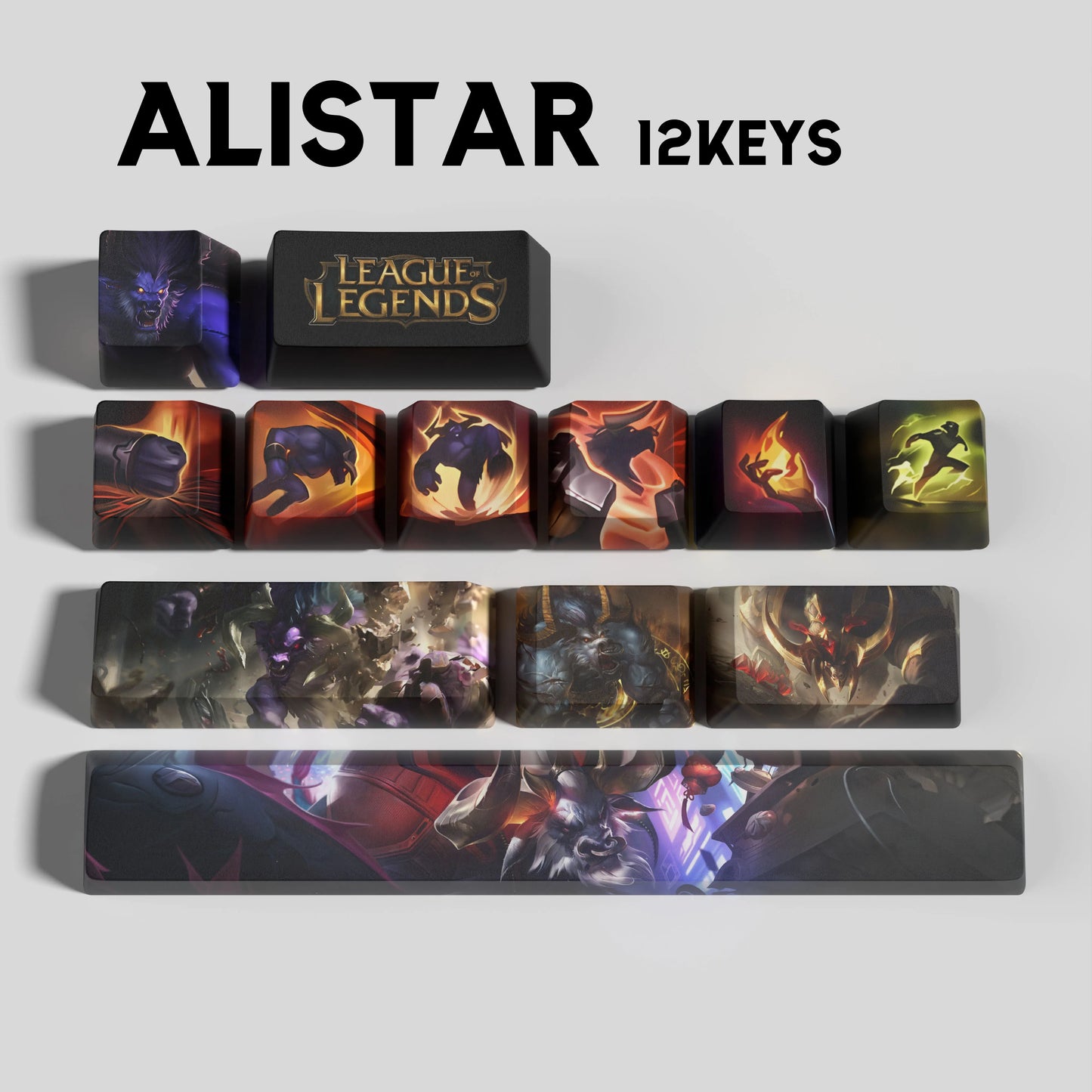 SPECIAL EDITION League of Legends Alistar Keycaps