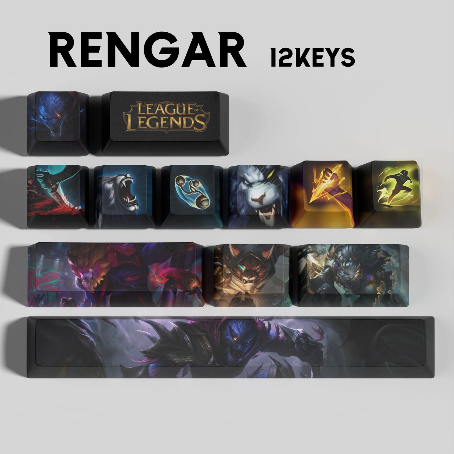 SPECIAL EDITION League of Legends Rengar Keycaps