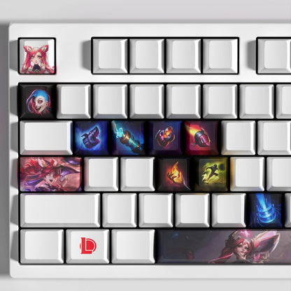 NEW SPECIAL EDITION League of Legends Jinx Keycaps – 14 Key