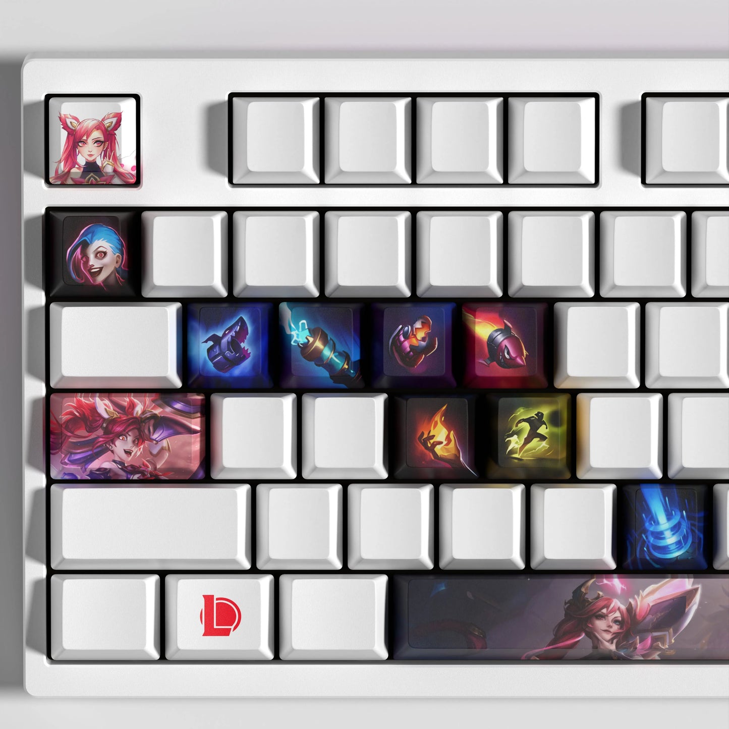 SPECIAL EDITION League of Legends Jinx Keycaps – 14 Key