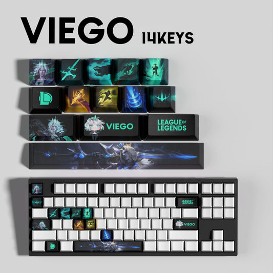 NEW SPECIAL EDITION League of Legends Viego Keycaps – 14 Key