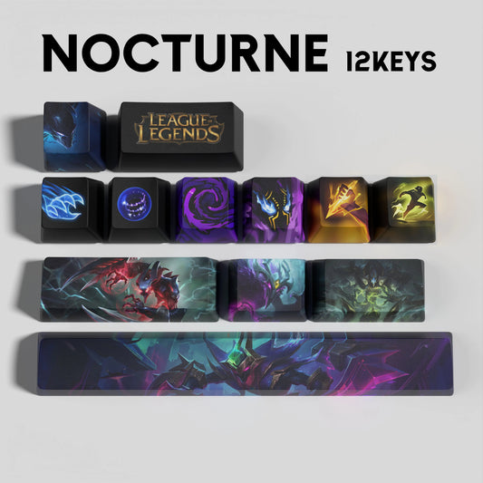 SPECIAL EDITION League of Legends Nocturne Keycaps