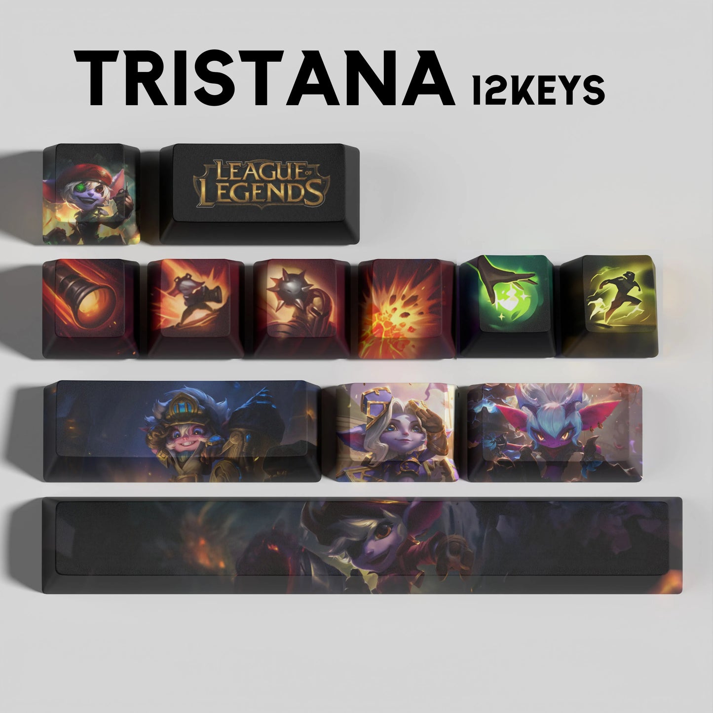 SPECIAL EDITION League of Legends Tristana Keycaps