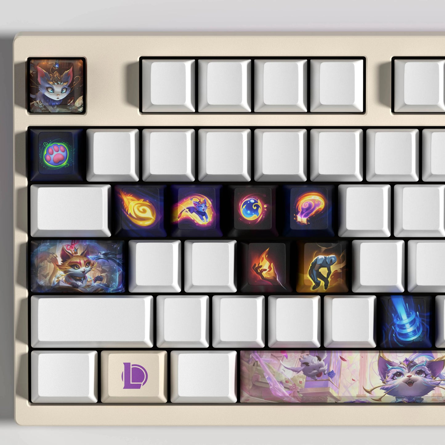 NEW SPECIAL EDITION League of Legends Yuumi Keycaps – 14 Key