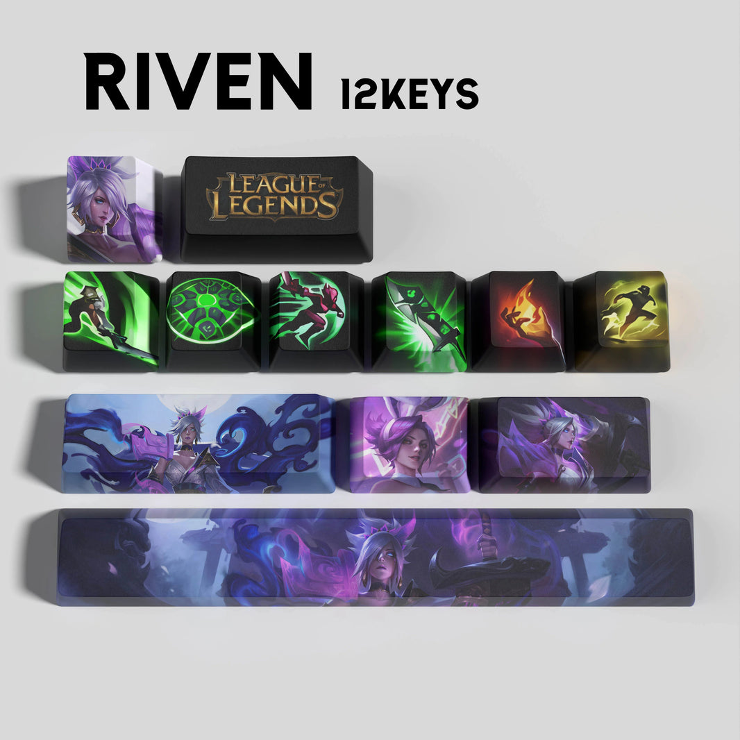 Hextech Keys | League-Inspired Custom Keycaps for Gamers